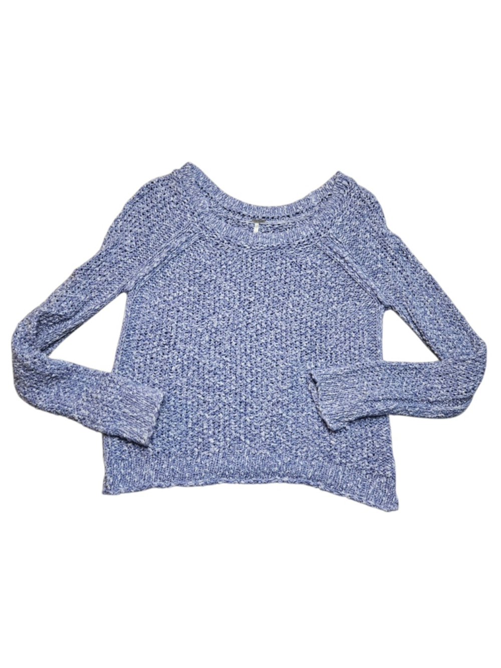 Free People XS Periwinkle Purple Marled Knit Sweater - Picture 2 of 9